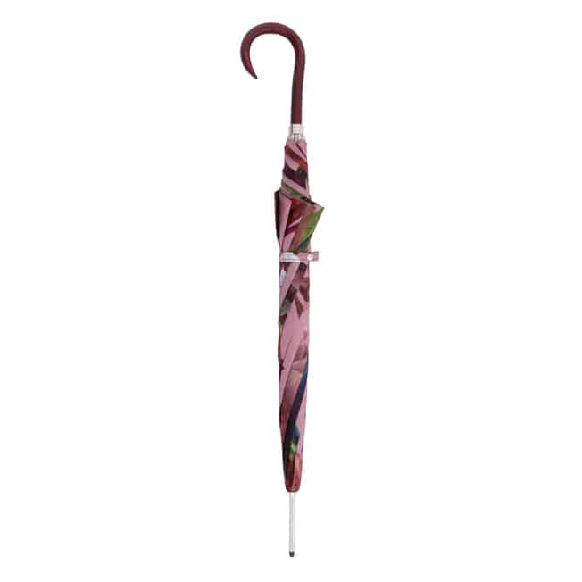 luxury umbrella with flowers; closed