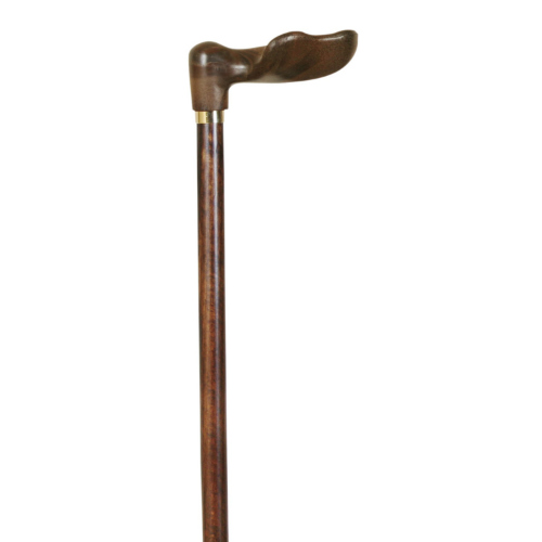 walking stick wood, anatomic handle