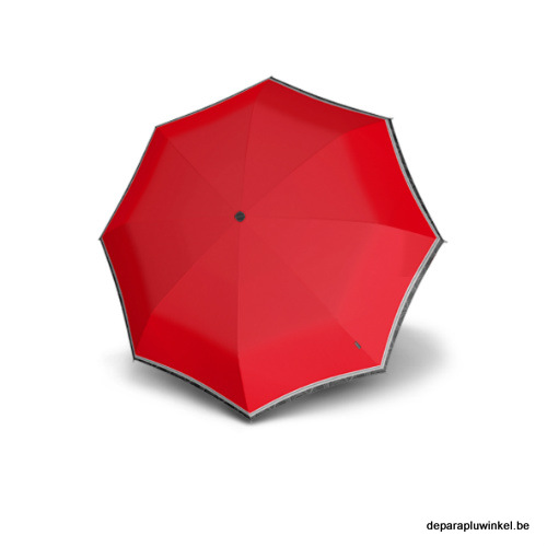small folding umbrella Knirps ID red, open