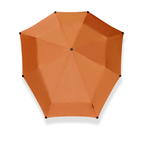 senz autom folding umbrella apricot top view