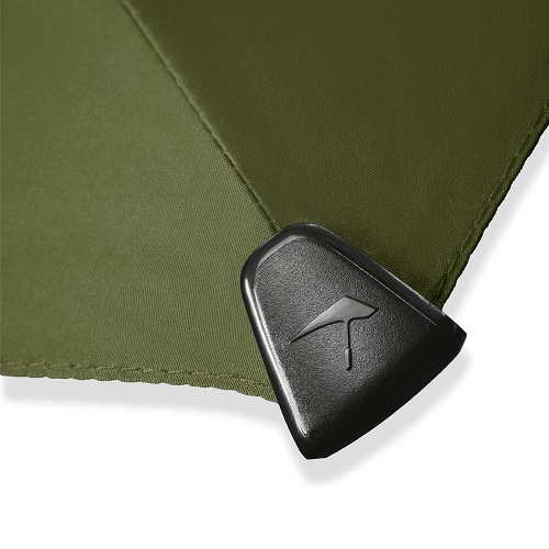 senz folding umbrella soft green, detail