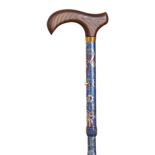 walking stick unfolded 311 cashemire blue