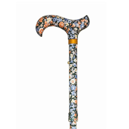 folding cane deco flowers