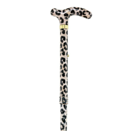 walking stick panther print open