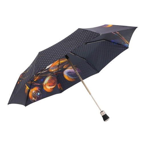 folding umbrella tulips, open