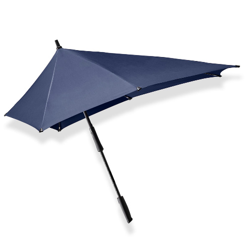 xxl stick umbrella senz dark blue side view