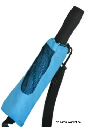 umbrella strap trekking light blue closed