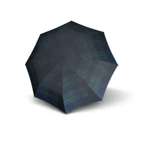 stick umbrella steel Caro green-blue 14/open