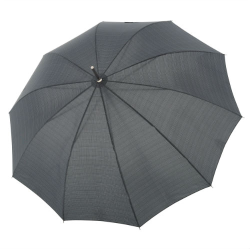 stick umbrella steel autom gents, print 4, open