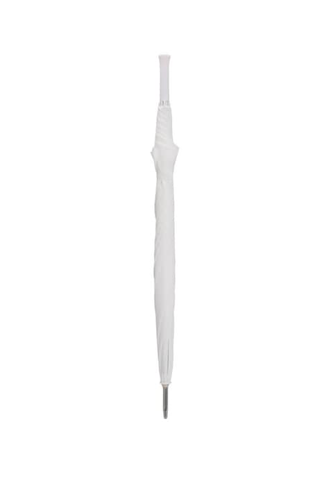 big, 2 person white umbrella, closed