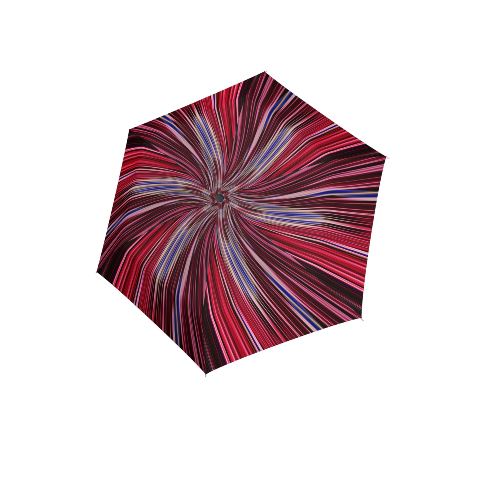 folding flat umbrella Fantasy A blue-red-white and purple open