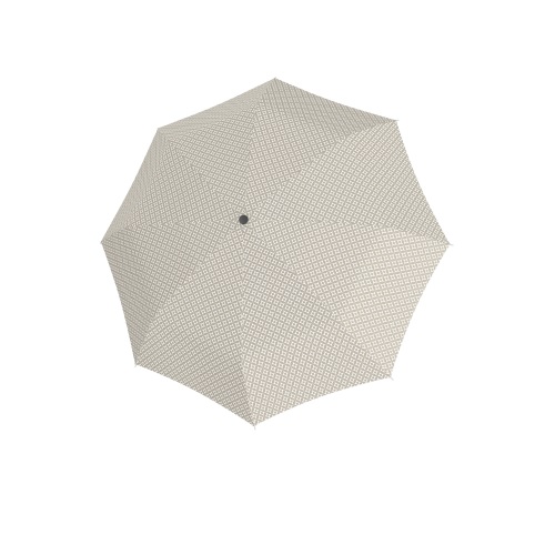 folding umbrella uni 29cm autom minim beige, open