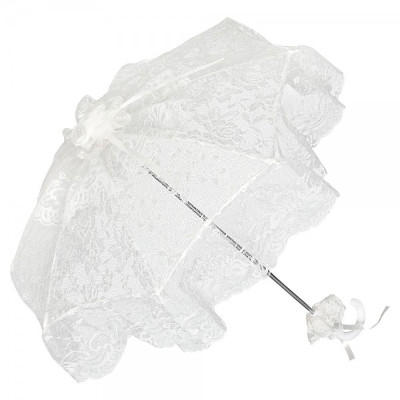 hand sunshade lace ivory, innerview