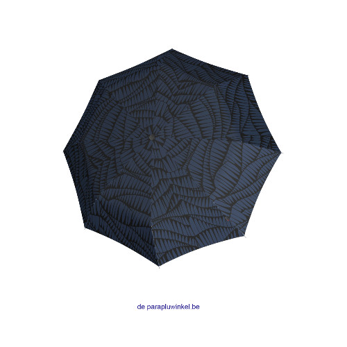 knirps autom folding umbrella Vibration blue, open