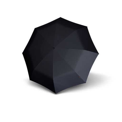 knirps folding umbrella wooden crook handle, lozenges,  open