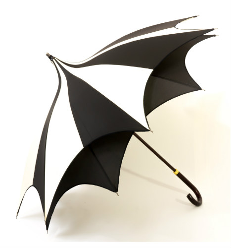 stick umbrella d\'Amazoni black and white