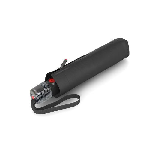 knirps folding umbrella all weather black closed