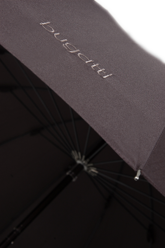 stick umbrella Bugatti black open