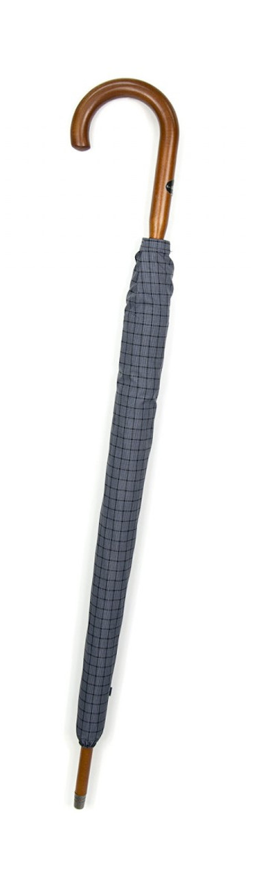 stick umbrella bluegrey closed