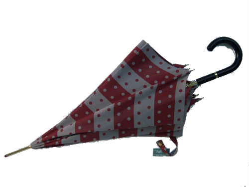 long parapluie automatique gris bordeaux