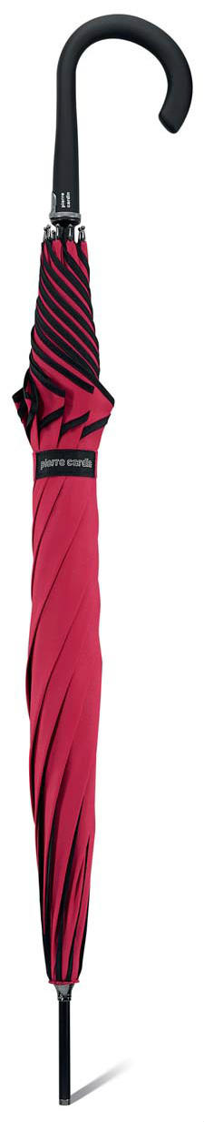stick umbrella pierre cardin sunflower red closed