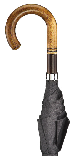 stick umbrella black manually ahorn