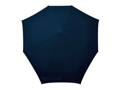 senz folding umbrella automat dark blue topview