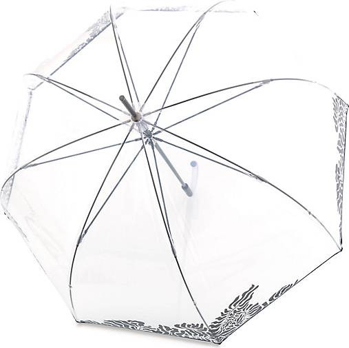 stick umbrella knirps clear view, open