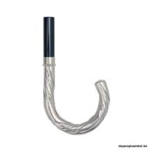 handle for stick umbrella silver look
