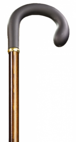 wooden cane, soft handle
