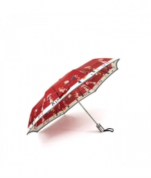 folding umbrella Rainy Days Red, open