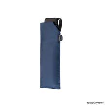 flat folding umbrella carbonsteel, blue