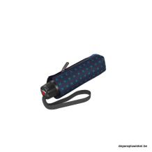 small folding umbrella Knirps x on blue / closed