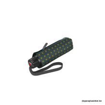 small folding umbrella Knirps x on green / closed