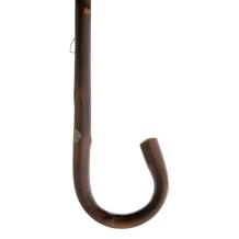 stick umbrella chestnut detail handle