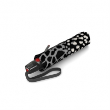 knirps automatic folding umbrella animal stone closed