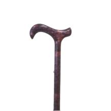 canne pliante en fibre de carbone, decor marbre mauve