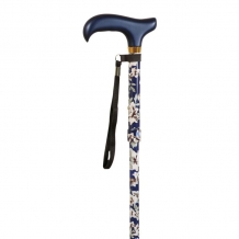 folding cane 5 elements flowers