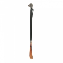 long chausse-pied orne tete de chien