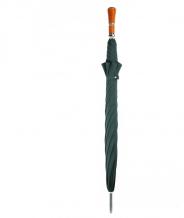 large green umbrella handle as golfclub, closed