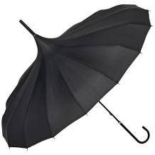 parasol pagode ecru, open