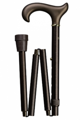 XL folding cane, bronze color