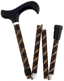 folding cane  deco \"burlington\"