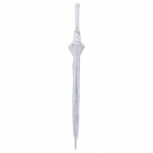 grand parapluie transparent 2 personnes bord  blanc
