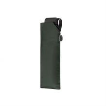folding flat umbrella green closed