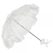 hand sunshade lace ivory, sideview