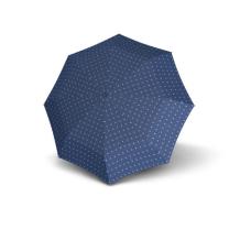 knirps autom folding umbrella kelly blue open