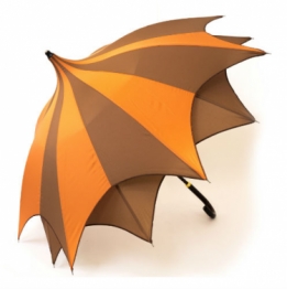 stick umbrella d\'amazoni orange-brown