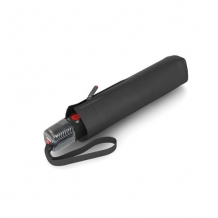 knirps folding umbrella all weather black closed