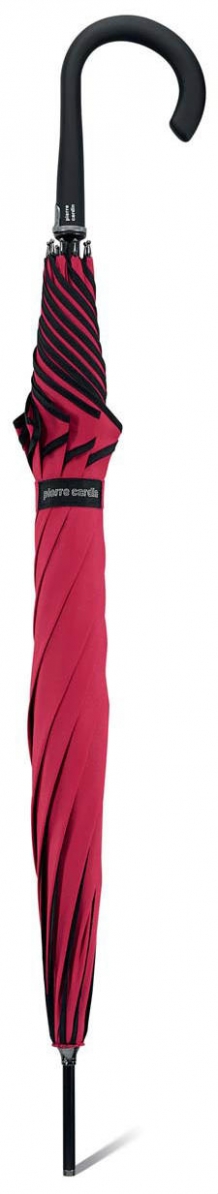 stick umbrella pierre cardin sunflower red closed